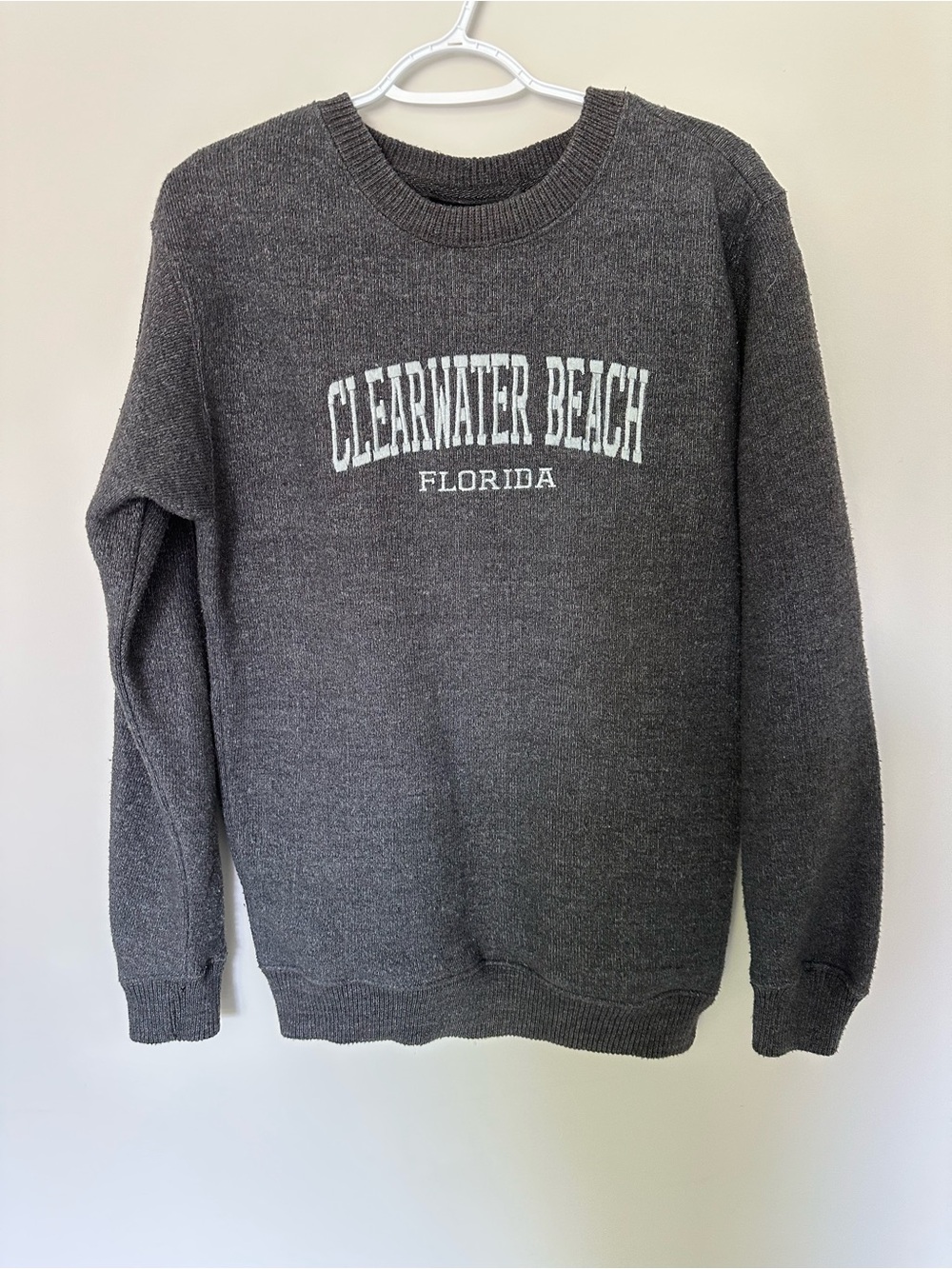 Clearwater Beach Florida Crewneck Sweatshirt - Gray